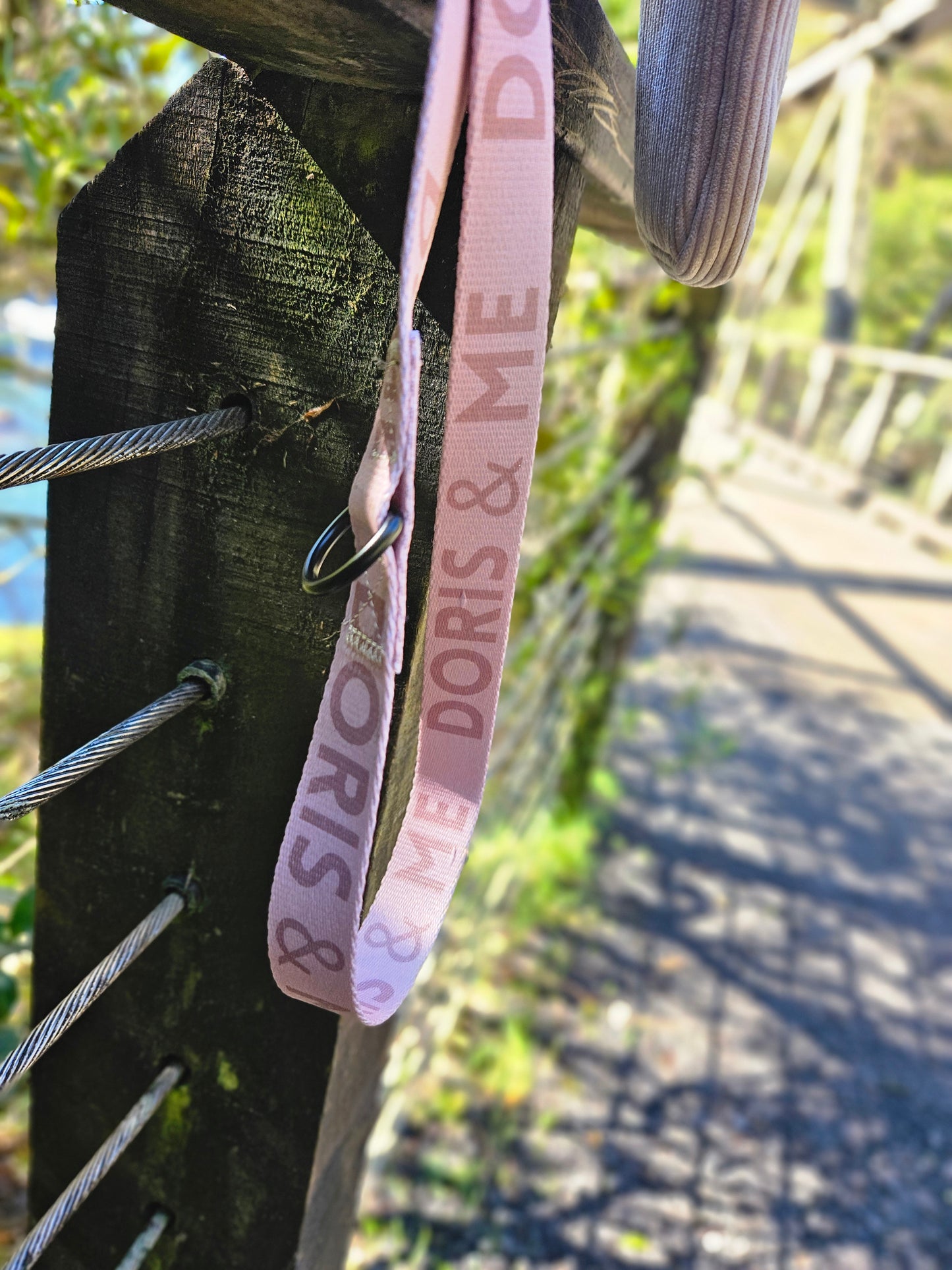 Doris & Me Corduroy Dog Walking Bag set