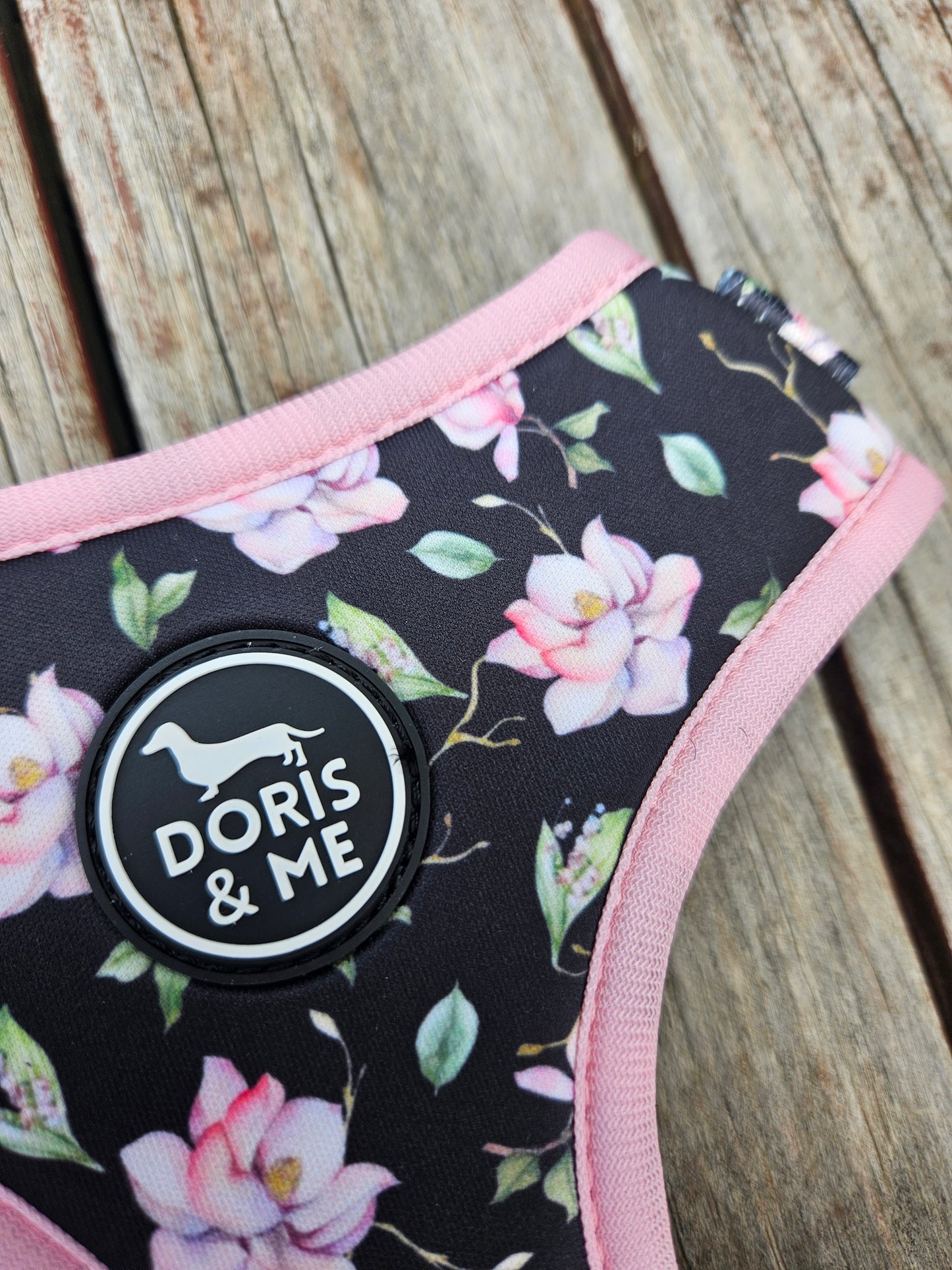 Petals in Pink- Adjustable Dog Harness