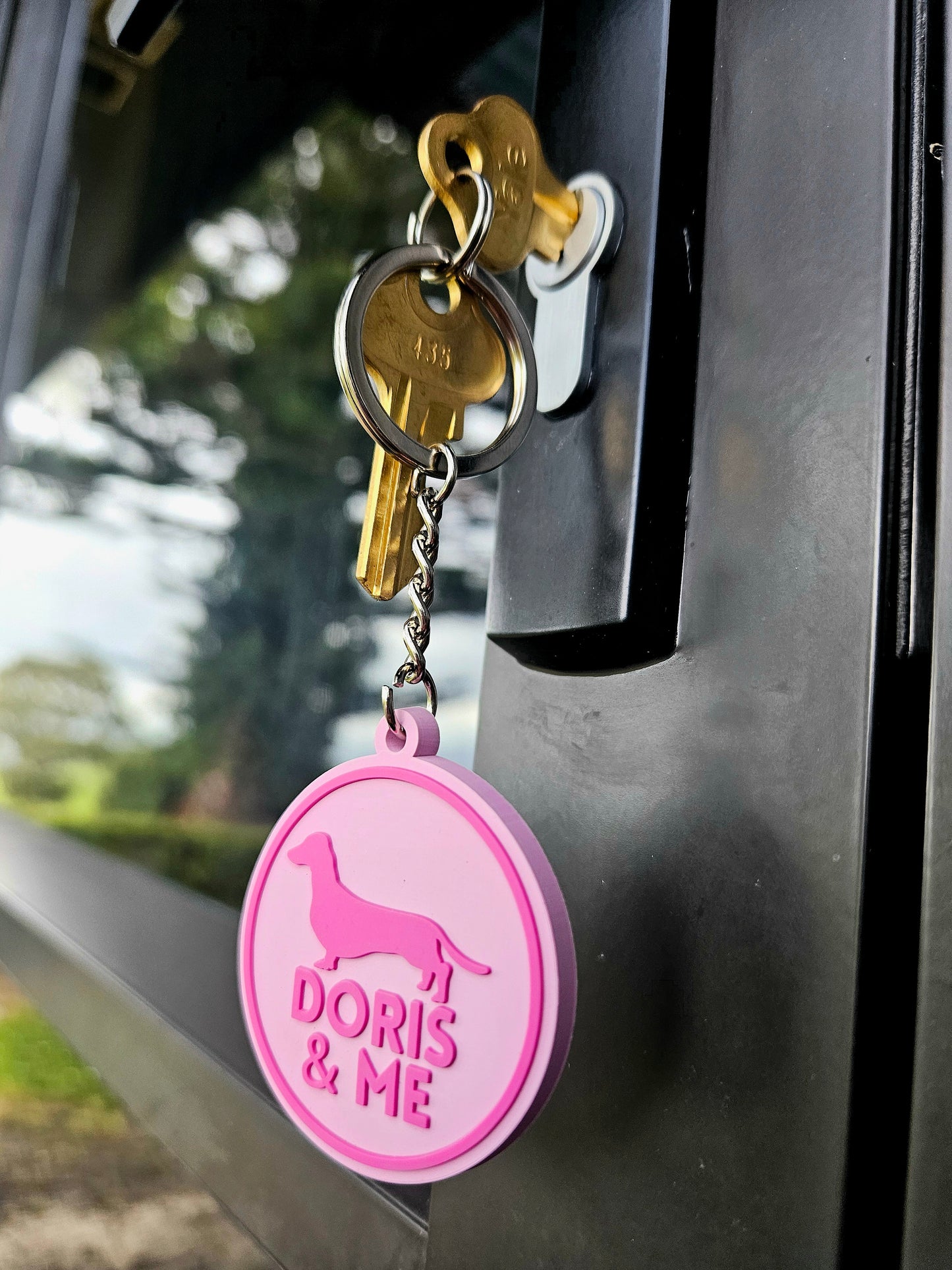 Key Ring- Doris & Me Logo