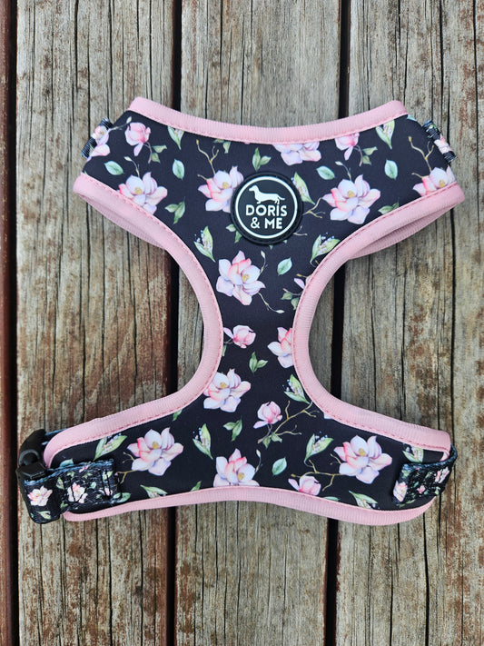 Petals in Pink- Adjustable Dog Harness