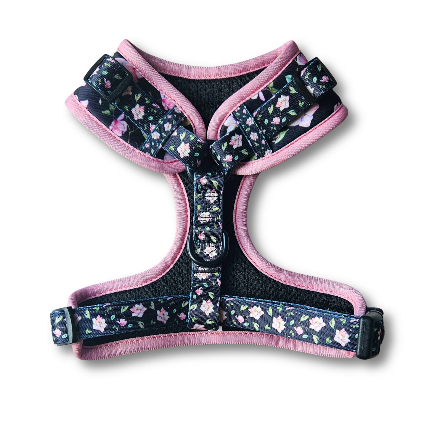 Petals in Pink- Adjustable Dog Harness